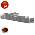 Automatic Industrial tunnel flavors sauce microwave pepper drying sterilization machine